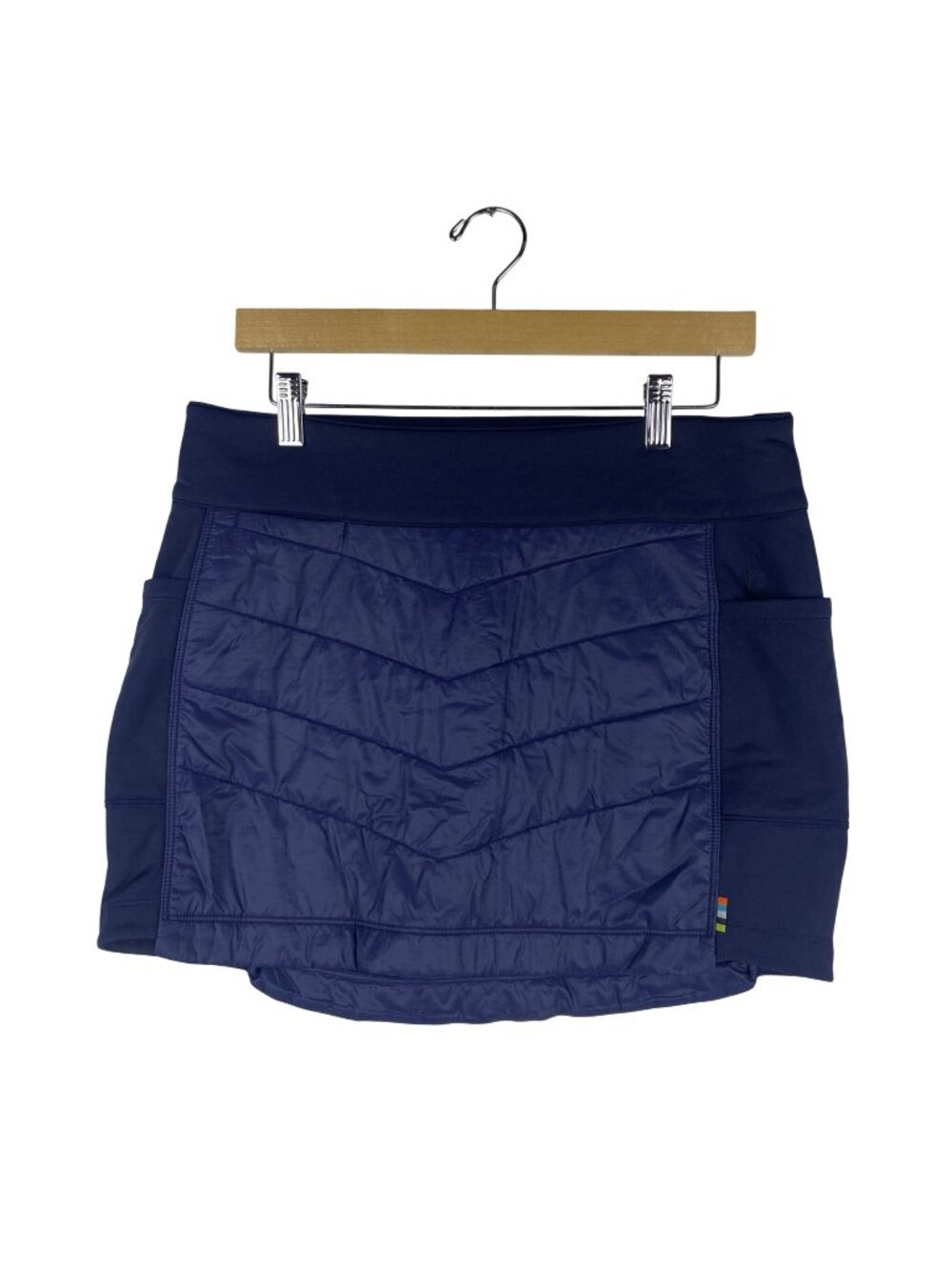 Smartwool Smartloft 60 Pull-On Skirt Women's Medium Navy Ski Skhoop Outdoor